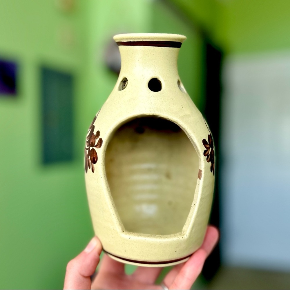 Vintage Cottagecore Farmhouse Rustic Unique Tea Light Candle Holder Art Decor - Picture 5 of 11